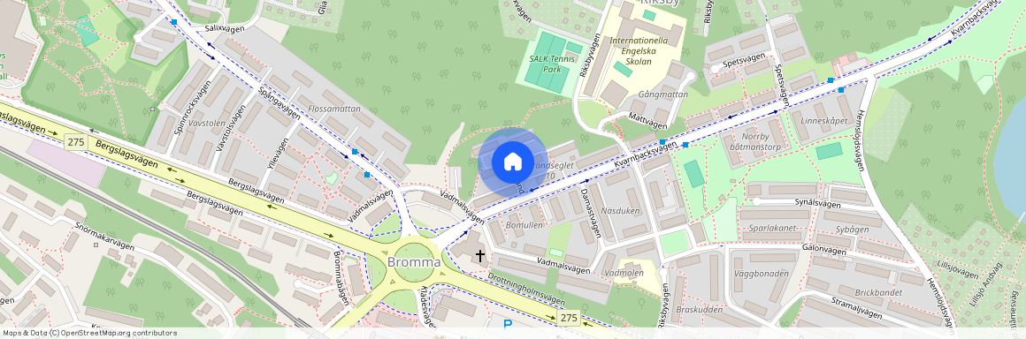 Flossagränd, Bromma