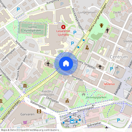 Centrum, Ljungby, Kronoberg, Märta Ljungbergsvägen 12