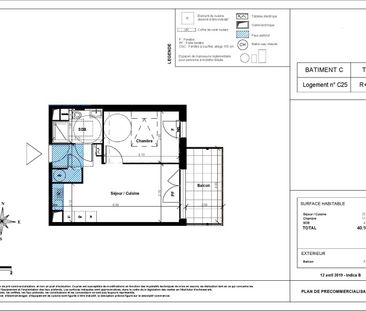 Location Appartement 2 pièces 40m² GARONS 30128 - Photo 2