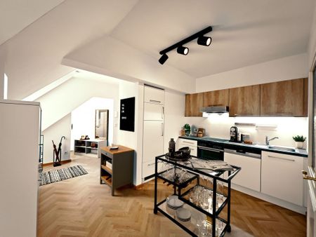 3-Zimmer-Erstbezug nach Sanierung in der Herrengasse – Provisionsfrei! - Photo 3