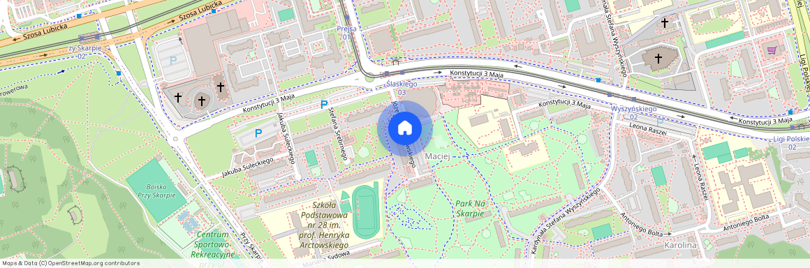 ul. Józefa Mossakowskiego, Na Skarpie, Toruń, kujawsko-pomorskie