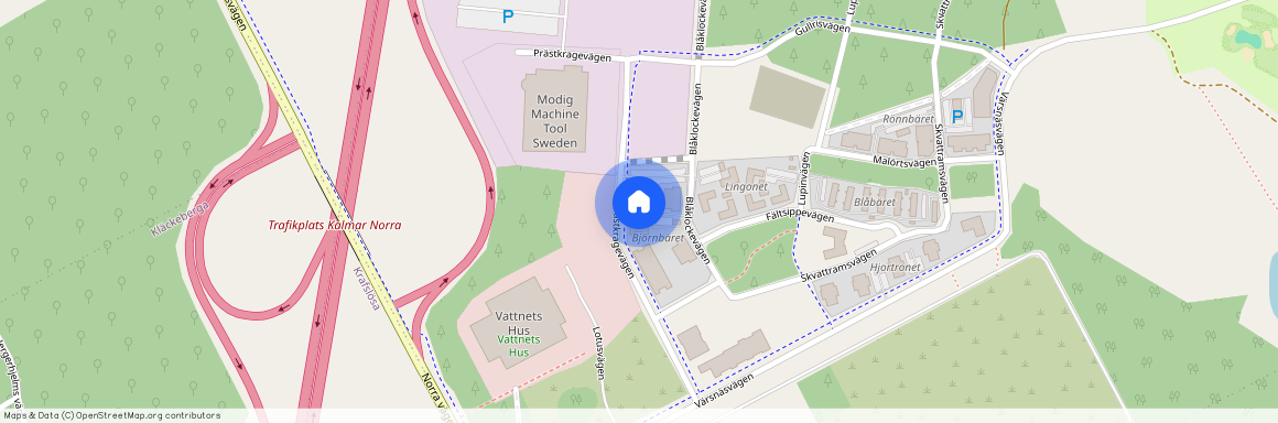 Blåklockevägen, Kalmar