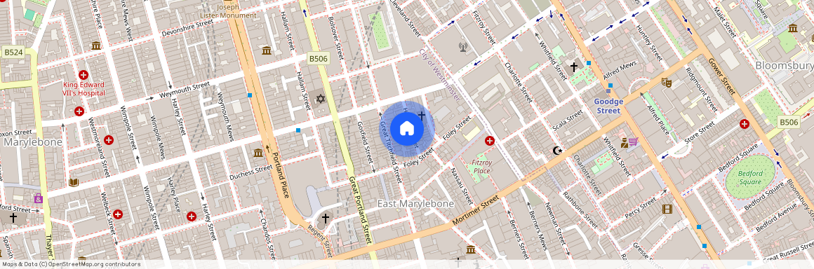 Clevedon House, 15, Hanson Street, Marylebone, London, W1W