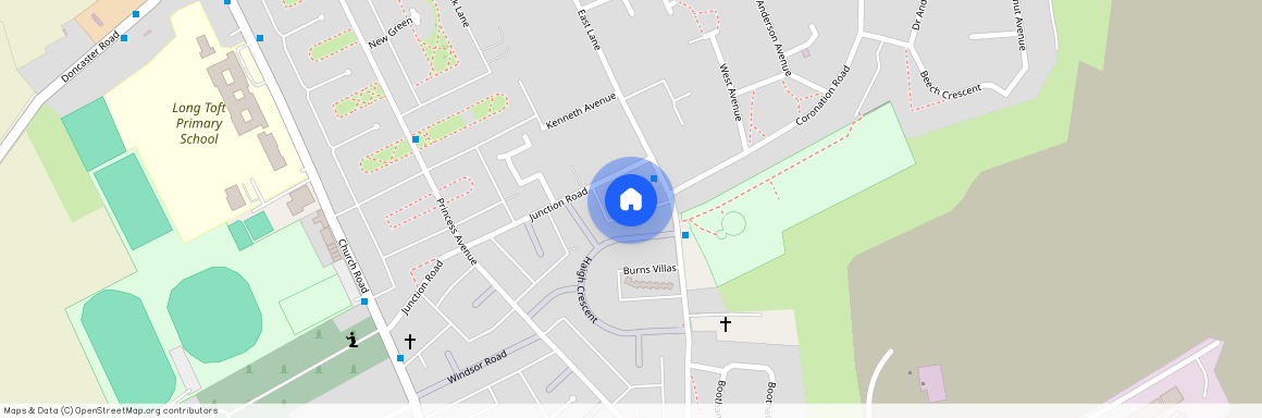 Burns Villas, East Lane