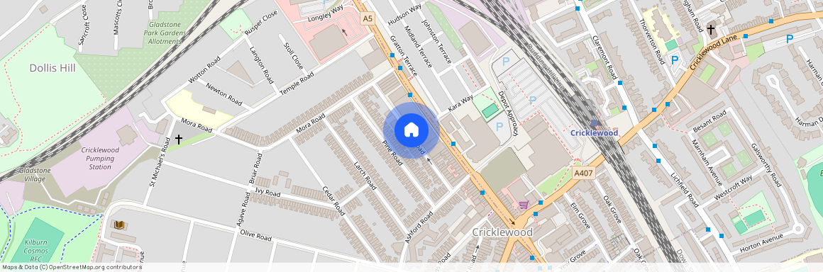 Hassop Road, Cricklewood, London