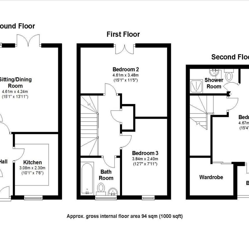 End Terrace House to rent in Neath Farm Court, Cambridge, CB1 3EX - Photo 1