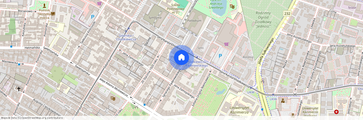 Paderewskiego 21, Bocianowo, Bydgoszcz, kujawsko-pomorskie