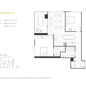 Stunning Apartment the Cullinan at 202/181 Waymouth Street - Photo 3