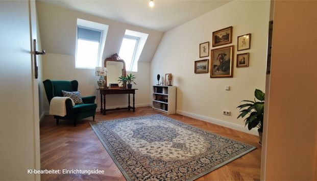 Moderne 4-Zimmer-DG-Wohnung mit hofseitigem Balkon - Photo 1