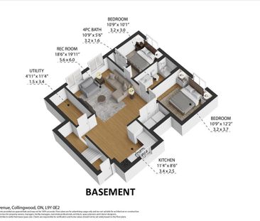 For Lease - 63b Shipley Avenue Unit# Lower, Collingwood, Ontario - Photo 1