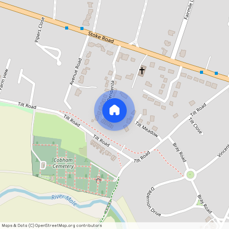 Pendenza, Cobham, KT11