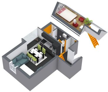 1.5 Zimmer, 28 m² - Photo 3