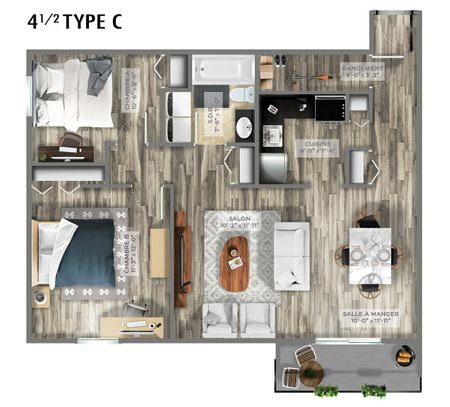 Logement 4 ½ - Photo 2