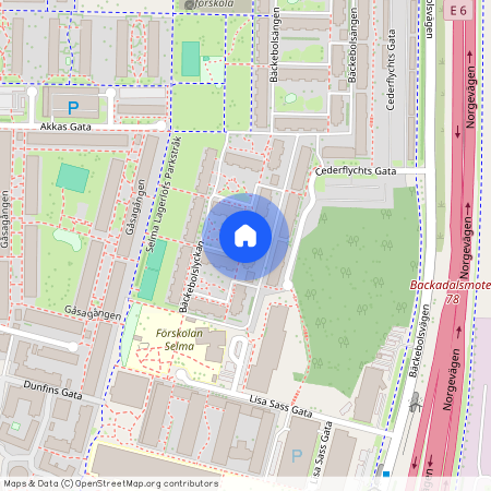 Bäckebolslyckan, Hisings Backa