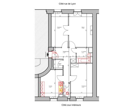 Superb 3-room renovated apartment on rue de Lyon - Photo 5