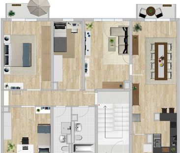 Wir bauen für Sie um: schöne 5-Raum-Wohnung - Foto 6