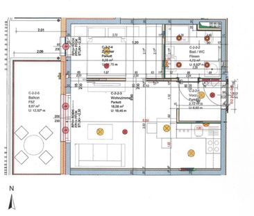 Hochwertige und teilmöblierte 2-Zimmer-Wohnung mit Balkon im "Level... - Photo 3