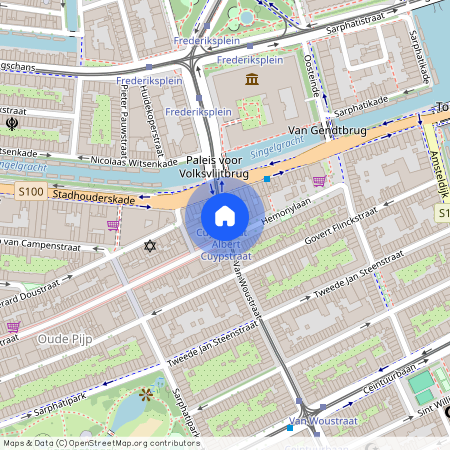 Oude Pijp, 1074 AA, Van Woustraat, Amsterdam