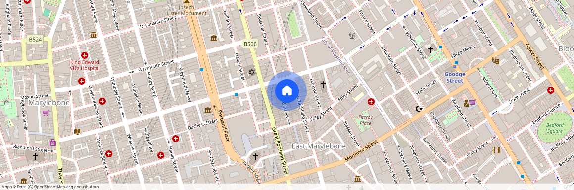 Building Gosfield Street - big-ben-stays - 1436128, London