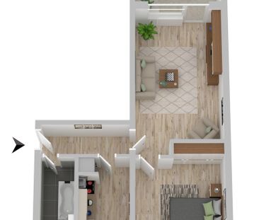 Wundervolle 2-Raum-Wohnung in Zeitz - Photo 1