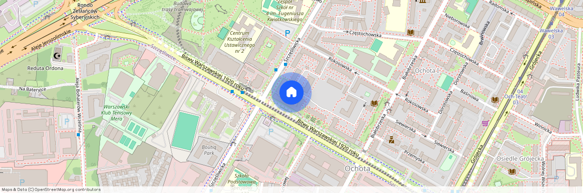 ul. Białobrzeska, Stara Ochota, Ochota, Warszawa, mazowieckie