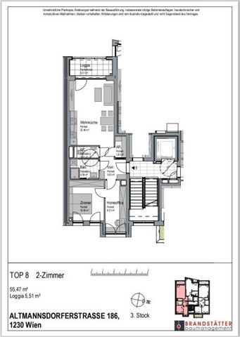 Schöne Zweizimmer-Wohnung mit Loggia in bester Lage! - Photo 5