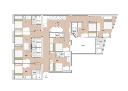 Modern room with private bathroom - Photo 4