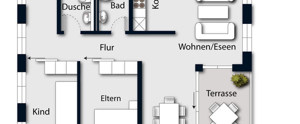 Hochwertige 3-Zimmer-Wohnung in einem Mehrfamilienhaus in Konstanz im 1.OG - *Ab sofort zu mieten* - Foto 1