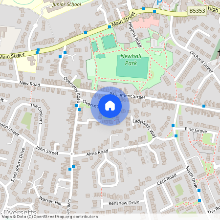 Oversetts Court, Swadlincote, Newhall, DE11