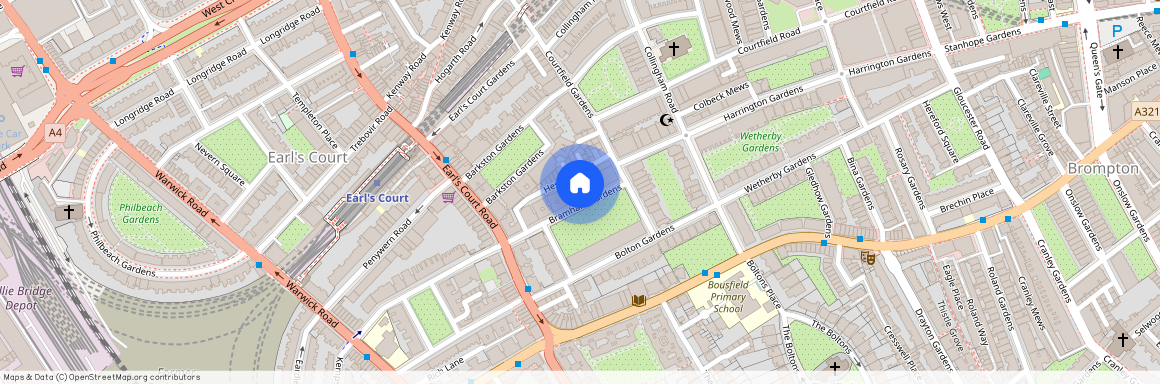 Bramham Gardens, Earls Court, London, ...