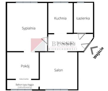 2-pok. mieszkanie z loggią na Niebuszewie - Zdjęcie 3