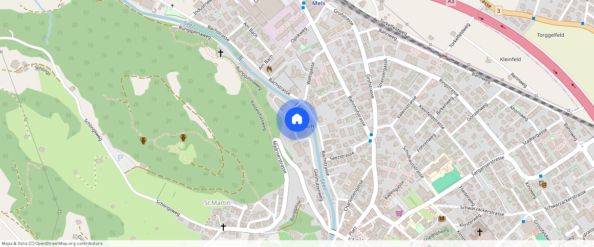 Glashüttenweg **, 8887 Mels, Schweiz