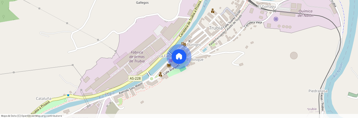 San Claudio-Trubia-Las Caldas, Oviedo