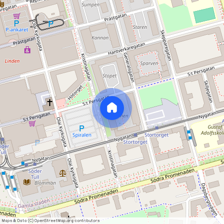 S:t Persgatan 128 B, Centrala Staden