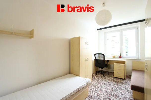 Pronájem bytu 3+1, Brno - Bohunice, lodžie, šatna, sklep, ulice Moldavská - Fotografie 1