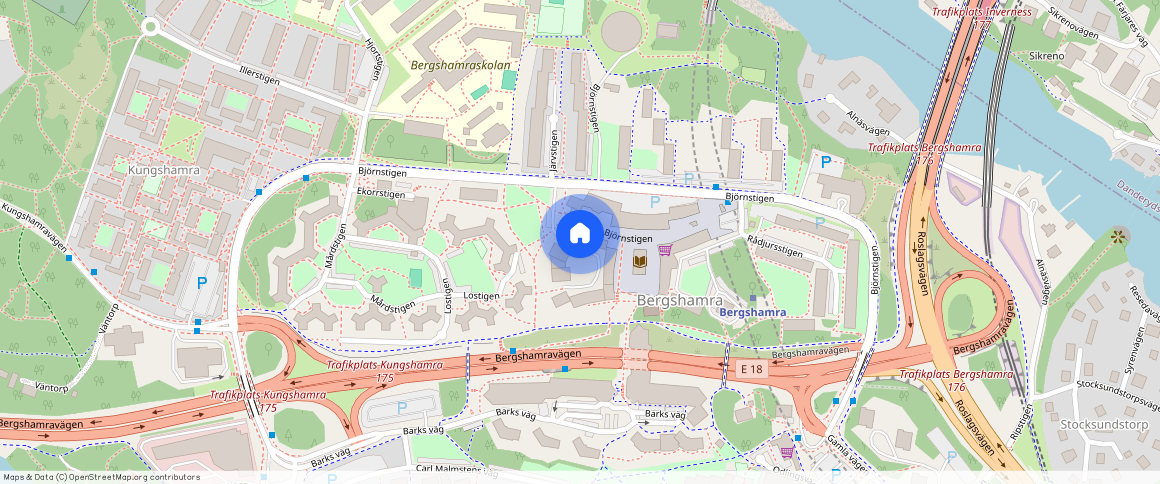 Björnstigen **, Bergshamra