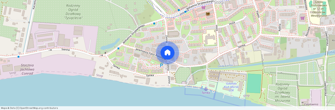 ul. Zimna, Stogi, Gdańsk, pomorskie