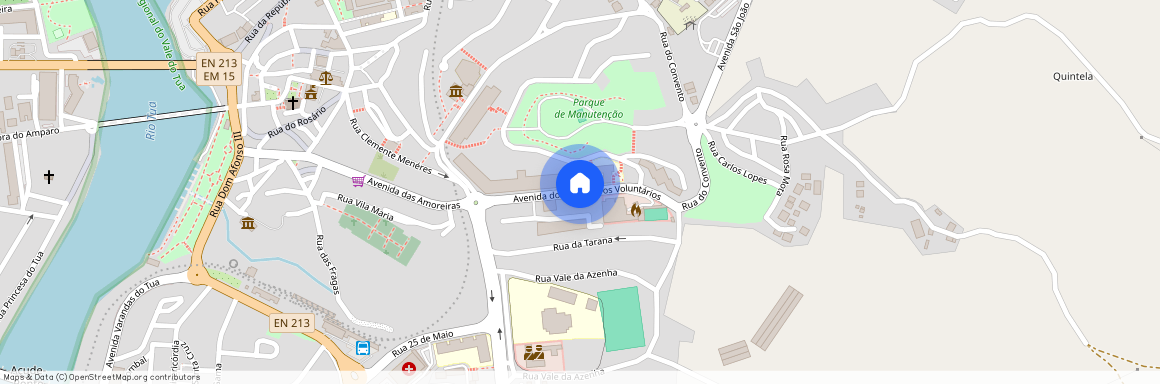 Av dos bombeiros voluntario, Braganca