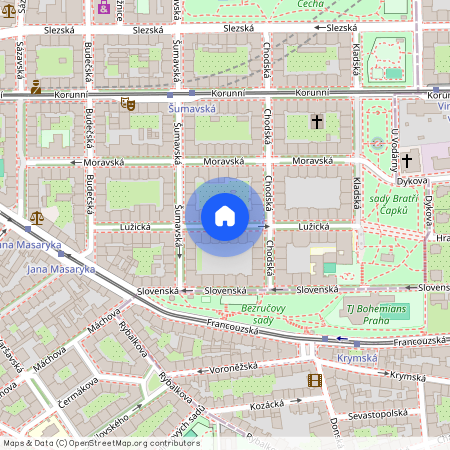 Lužická, Praha - Vinohrady