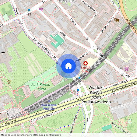 Śródmieście, Leona Kruczkowskiego, Powiśle, Warszawa