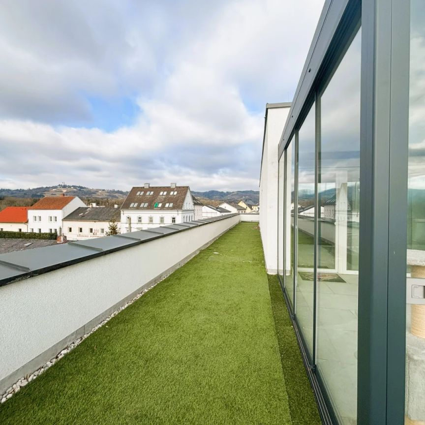 Premium-Penthouse in Linz-Urfahr zu vermieten! Große Außenterrasse – Wintergarten - Moderne Einbauküche mit vielen Extras - Photo 1