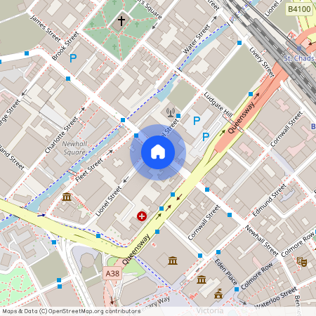 Newhall Street, Birmingham, Jewellery Quarter, B3