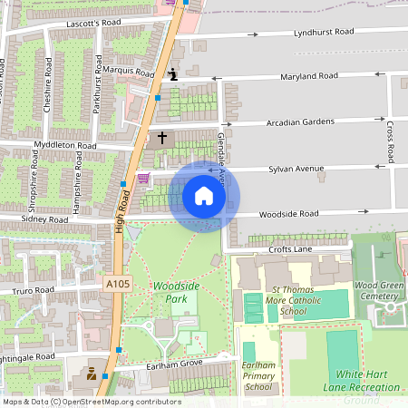 Holden Road, London, Woodside Park