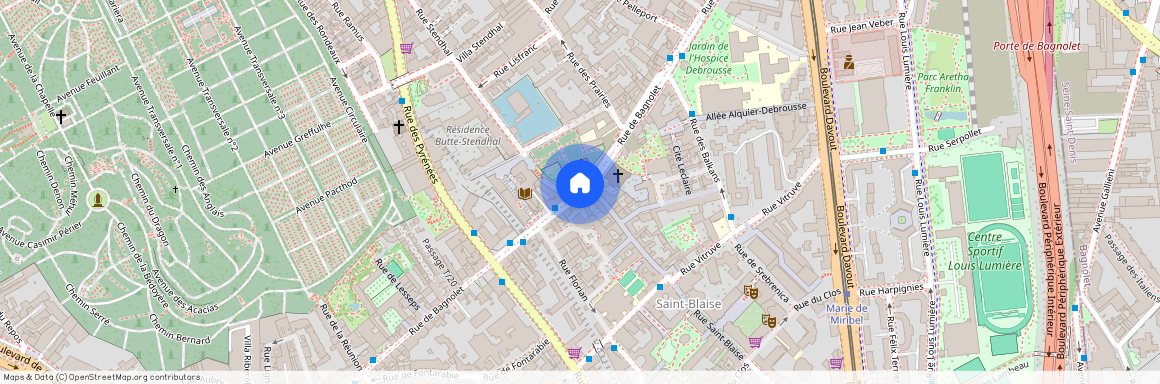 Rue de Bagnolet, Francja, Paris