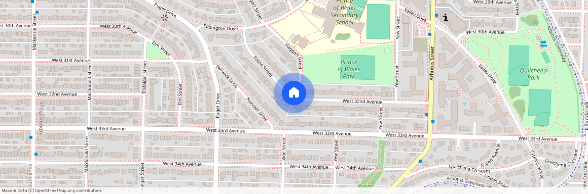 West 32nd Avenue, Arbutus Ridge, Vancouver