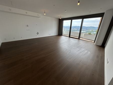 Großzügige 3 Zimmer Wohnung im 41.Stock inkl. atemberaubendem Blick auf die Donau und den Kahlenberg! - Photo 5