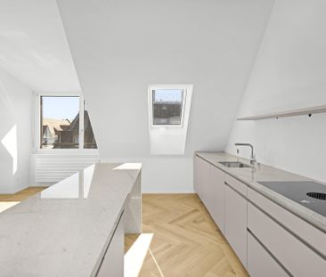 Exklusive 4 ½-Zimmer Attikawohnung mit Galerie und Terrasse - Foto 1