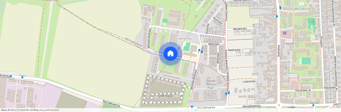 ul. Witolda Budryka, Michałkowice, Siemianowice Śląskie, śląskie