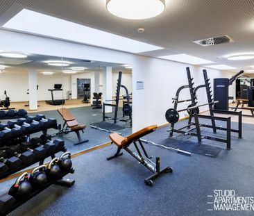 DONAU SIDE: Modernes Studio Apartment mit Fitnessstudio & Co-Working - Foto 1