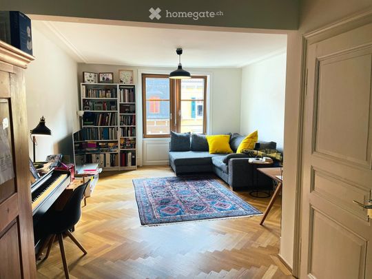 Charmante 3.5-Zimmer-Altbauwohnung mit Balkon und Abendsonne in Basel - Foto 1